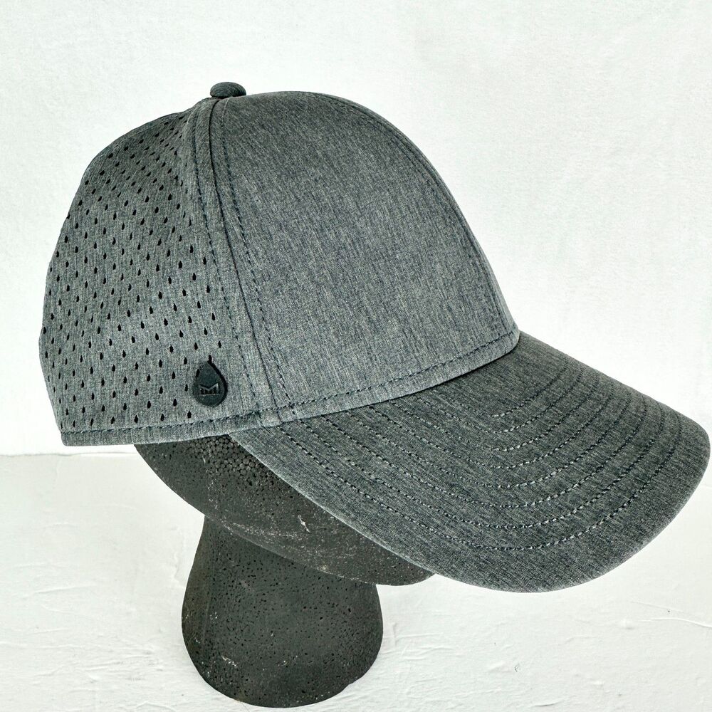 Melin A-Game Hydro Perfromance Snapback Hat Classic Gray 60cm XL EUC